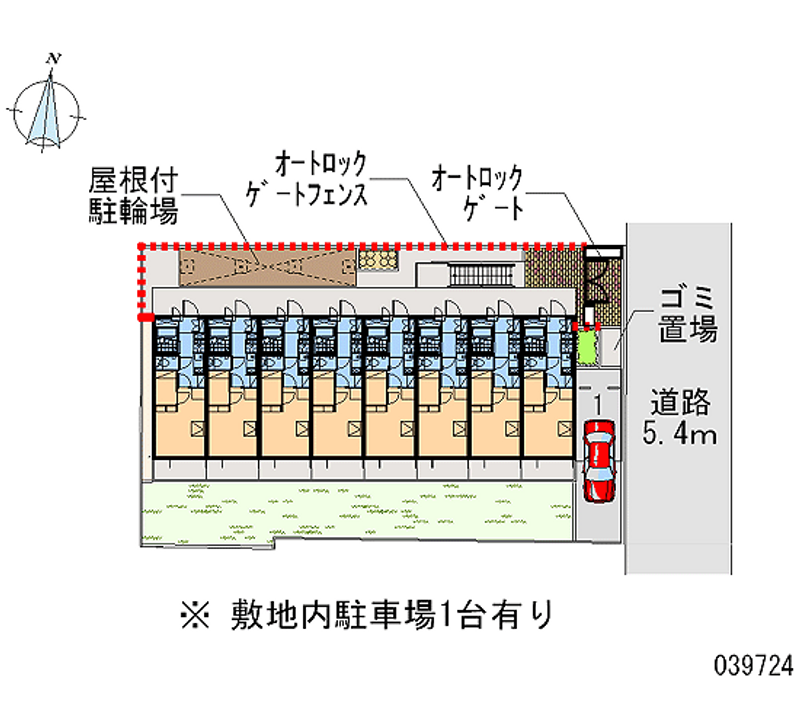 レオパレス匠 月極駐車場