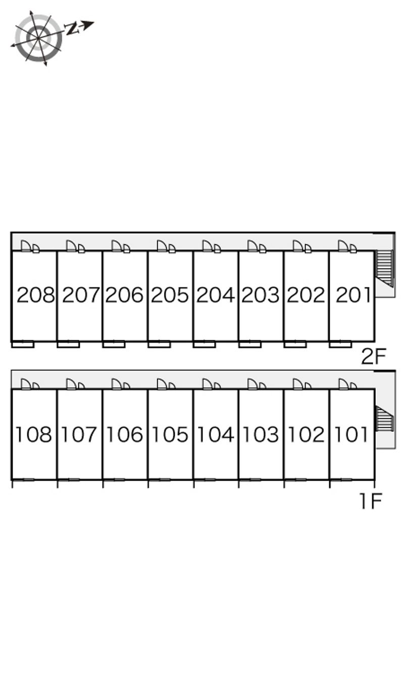 レオパレスファミリー 間取り配置図