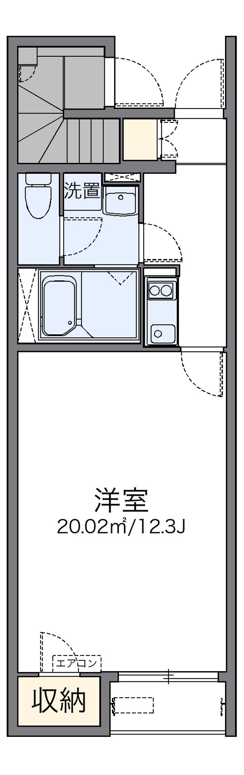 レオネクストハピネス 間取図