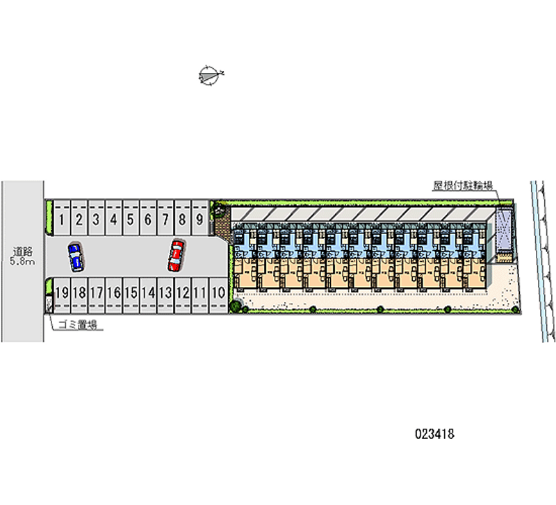 23418 Monthly parking lot