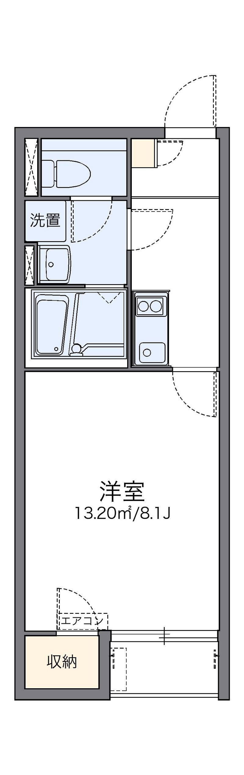 レオネクスト旭 間取図
