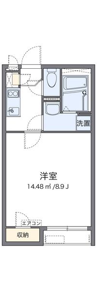 クレイノヒュッゲ富岡 間取り図