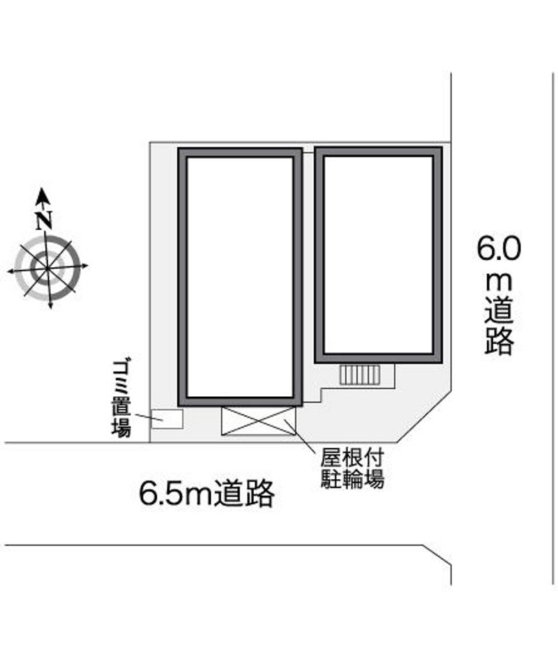レオパレスプチ　ジャルダン 配置図