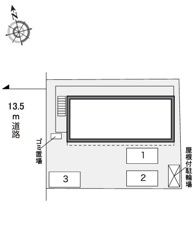 レオパレスシェルター 配置図