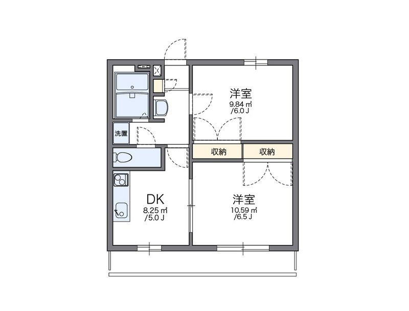 レオパレスＣＲＥＣＥＲ 間取図