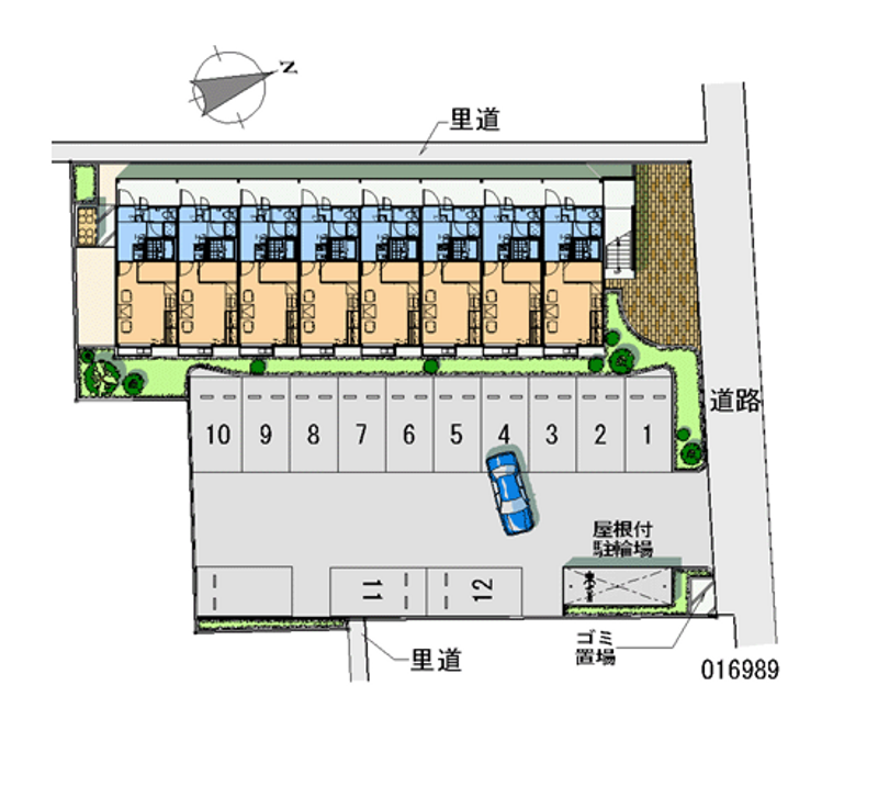 16989 Monthly parking lot