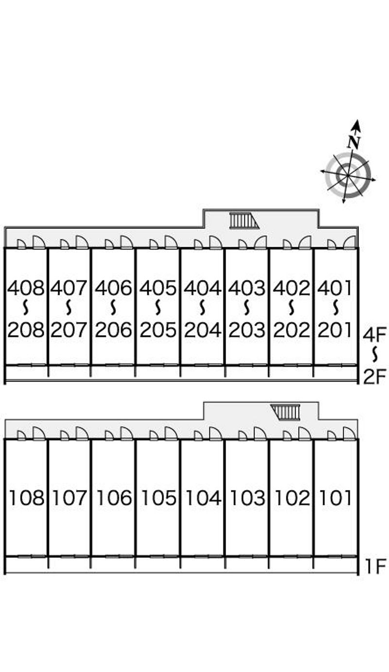 レオパレスヴィーゼ 間取り配置図
