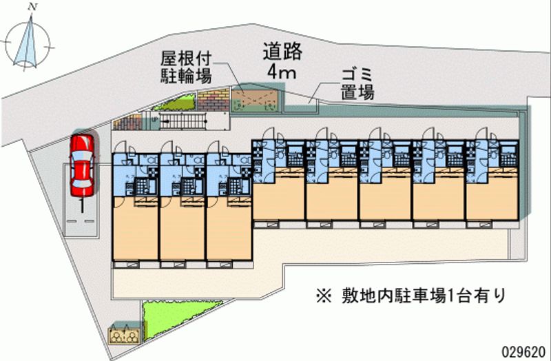 レオパレスシェドゥーブル 区画図