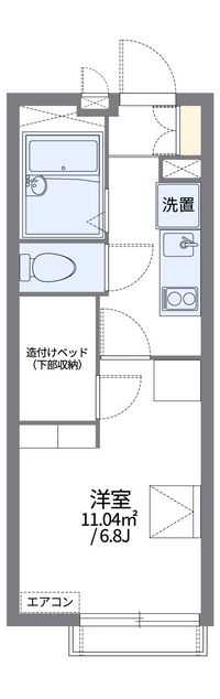 レオパレスＨＡＲＵＳＨＩ 間取り図