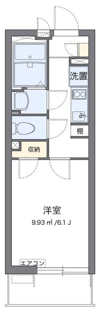 クレイノフルール 間取り図