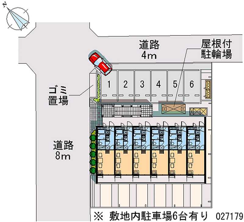 レオパレスアミー 月極駐車場