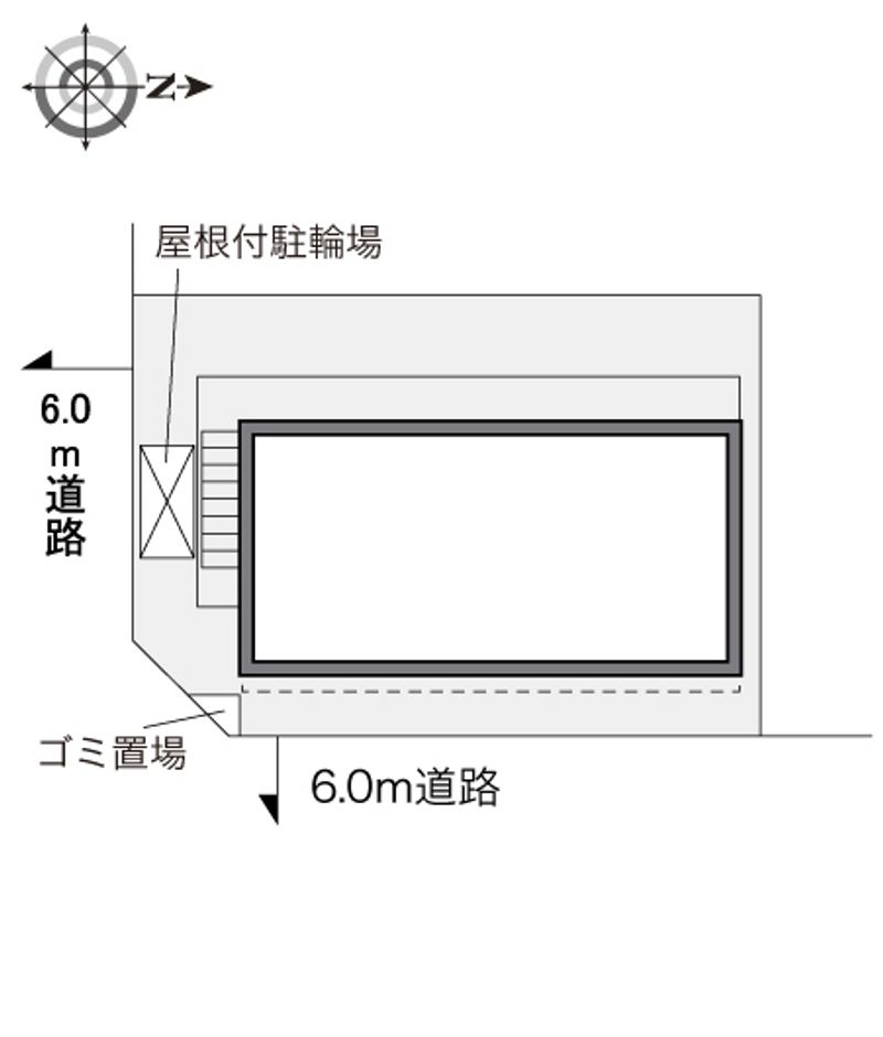 レオパレス向川Ⅳ 配置図