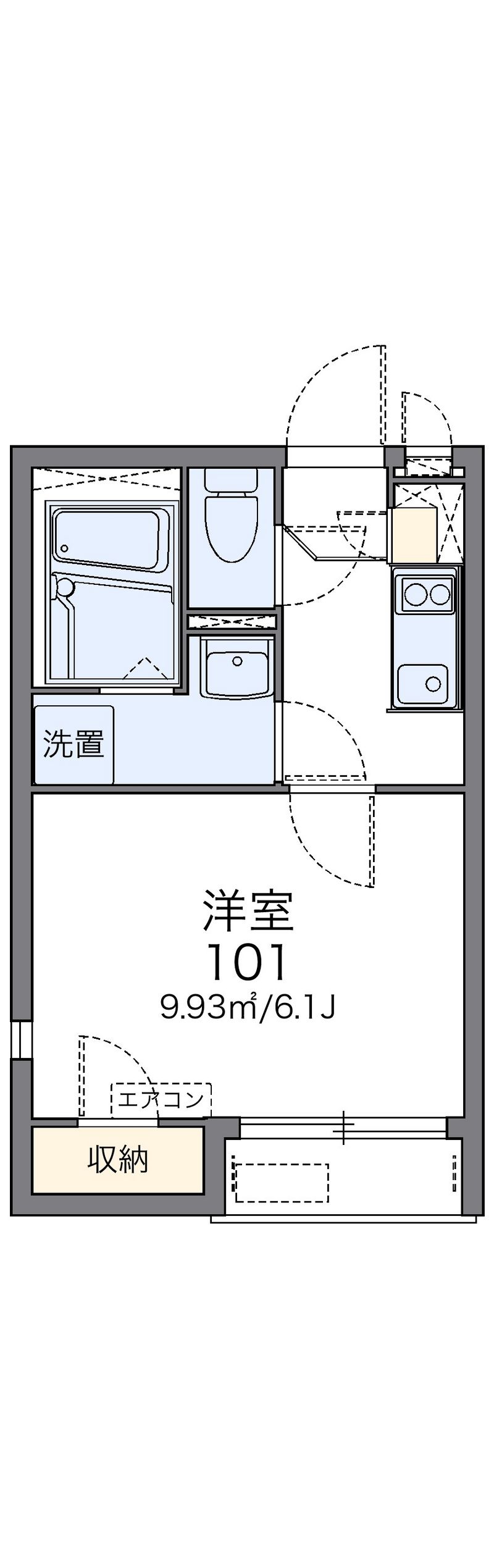 レオネクストメルベーユヒルズⅡ 間取図