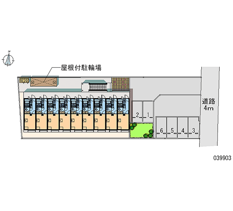 レオパレスＴＡＫＡ　イプシロン 月極駐車場