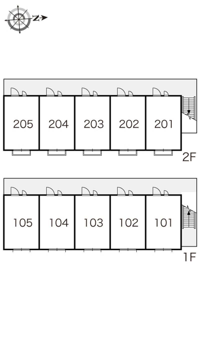 レオパレス望 間取配置図