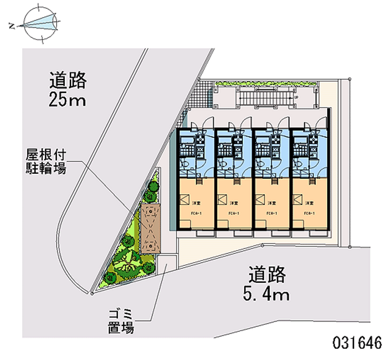 レオパレスＮＥＯ貫井町 区画図