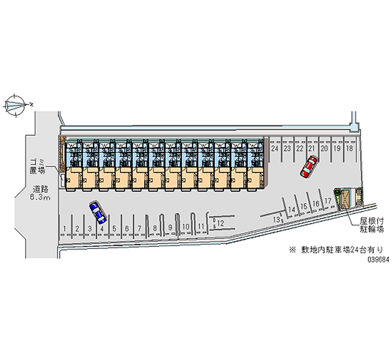 39684 bãi đậu xe hàng tháng