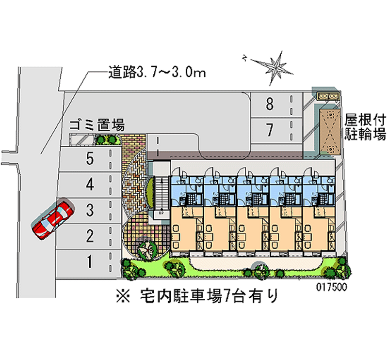 レオパレスヤマタニ 月極駐車場