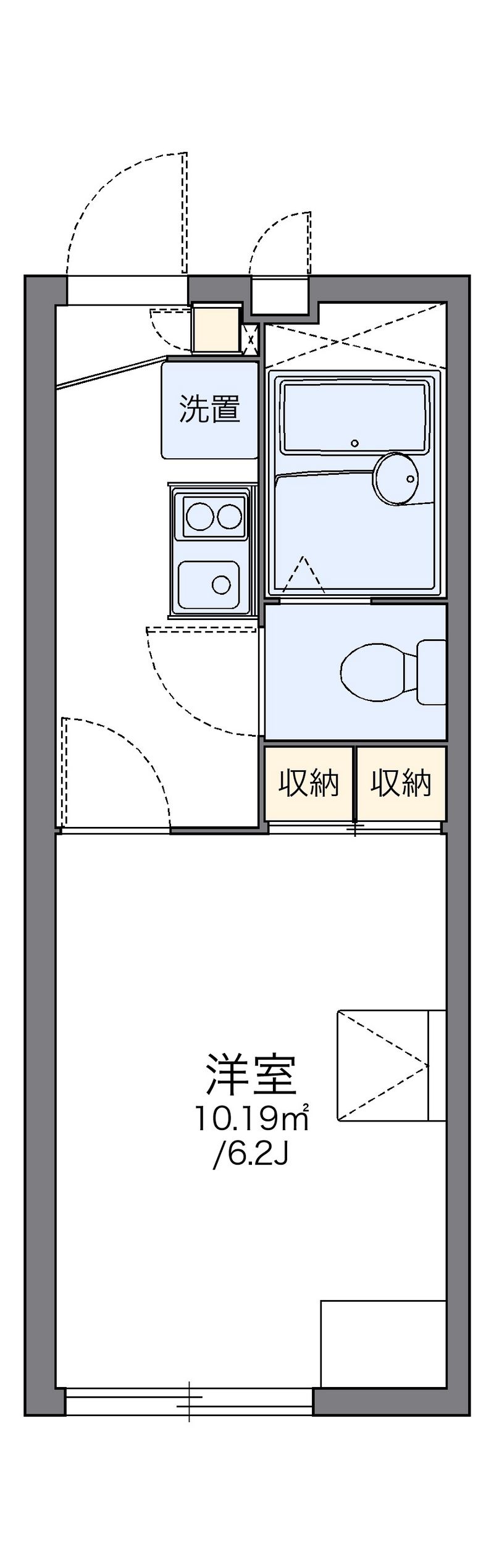 レオパレスエルザ２ 間取図