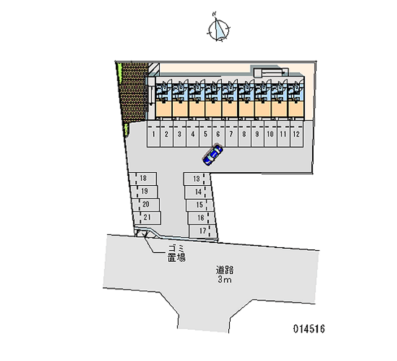 14516 Monthly parking lot