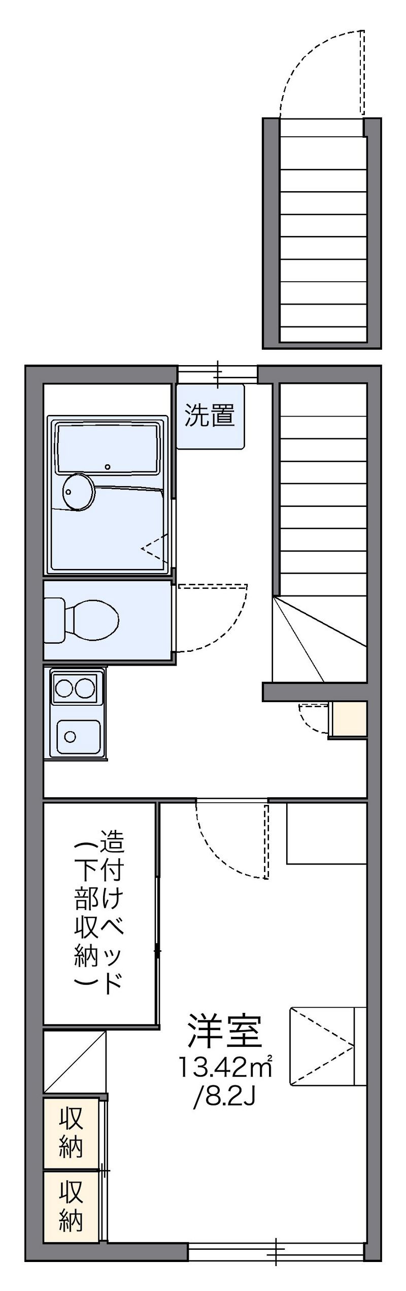 レオパレスフォレストⅡ 間取図