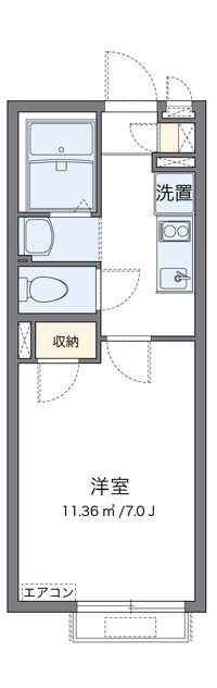 クレイノベル　ヴァレー 間取り図