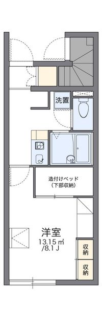 レオパレスカンフォタブル東磯山 間取り図