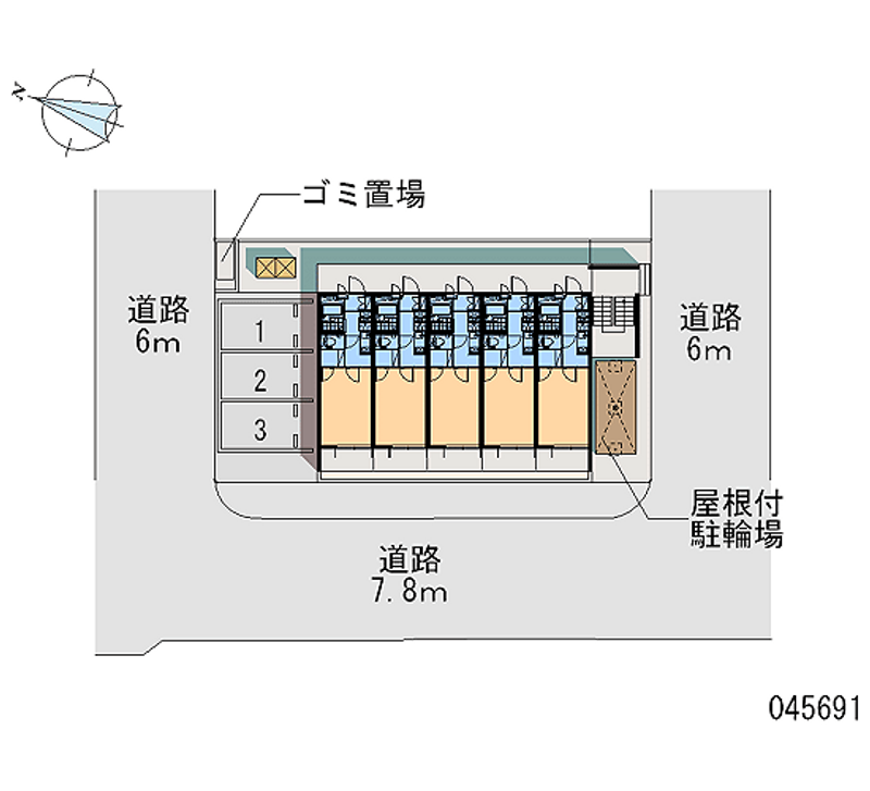 レオパレスクアッド 月極駐車場