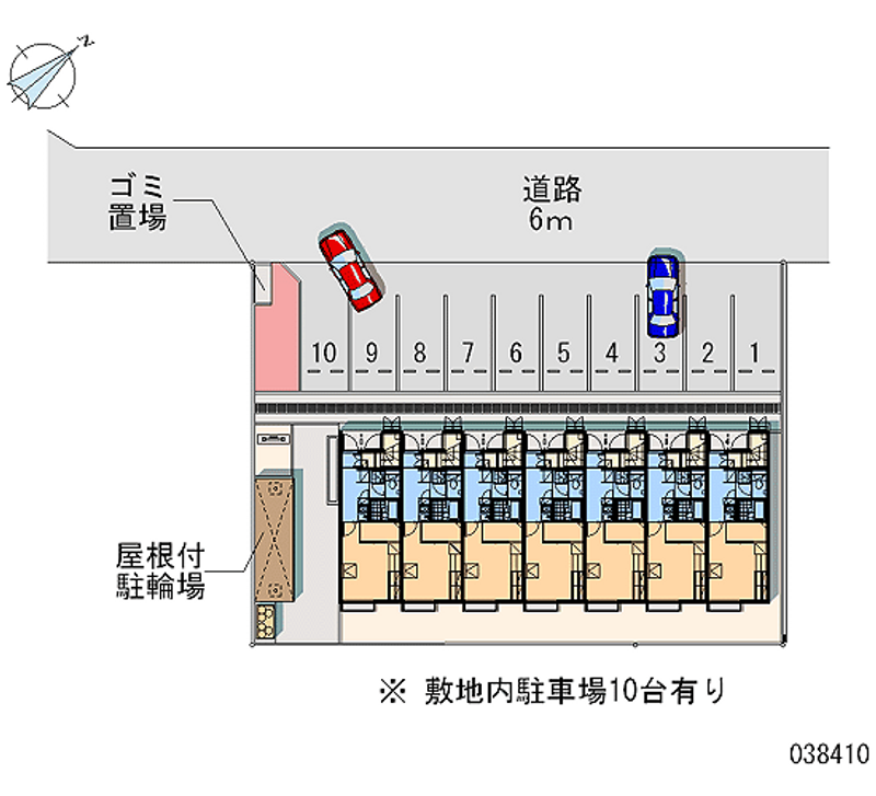 レオパレスドーファン 月極駐車場