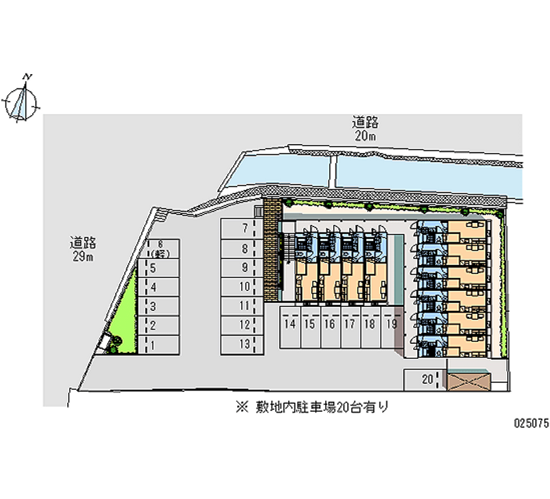 25075 Monthly parking lot