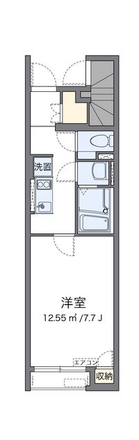 クレイノラルーチェ河辺 間取り図