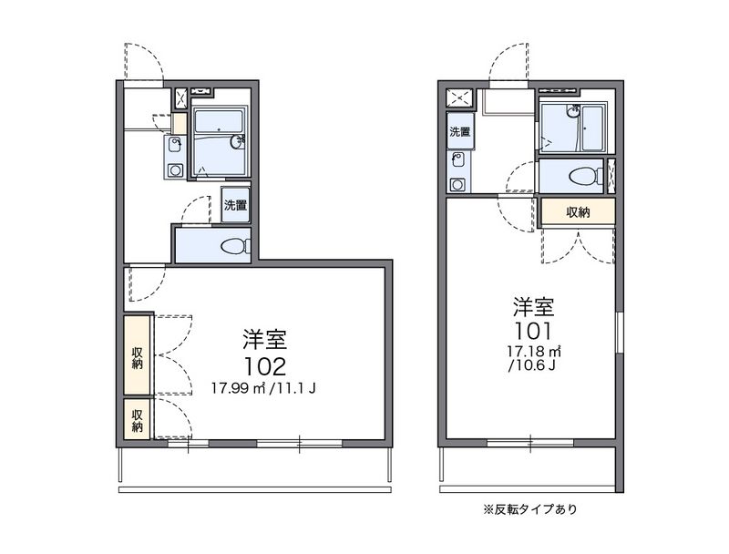 レオパレスタカダ 間取図