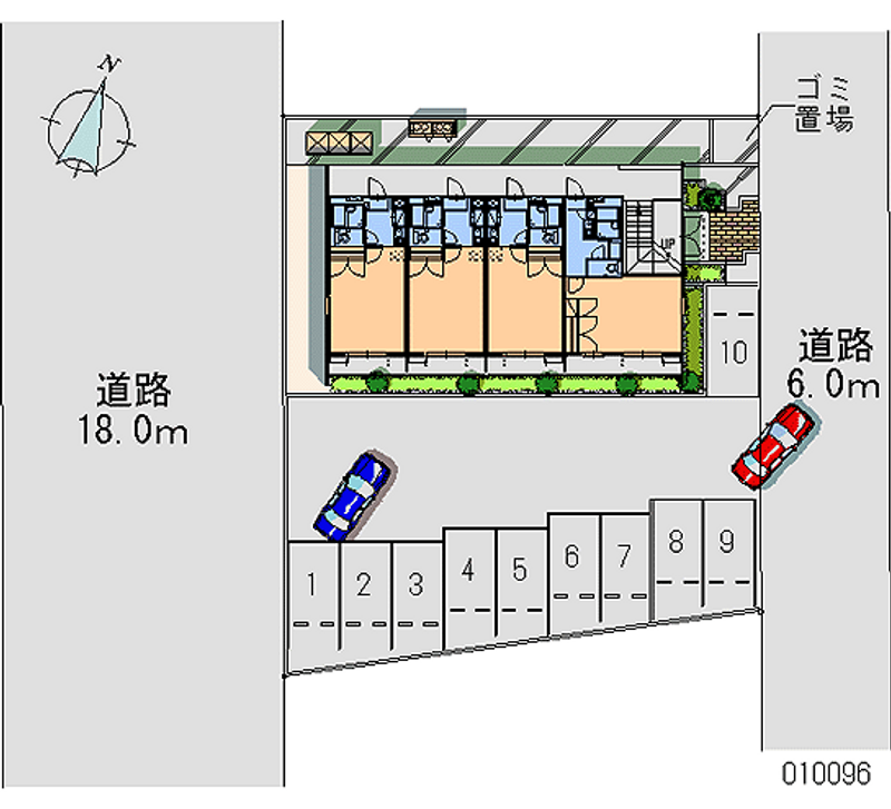 10096 Monthly parking lot