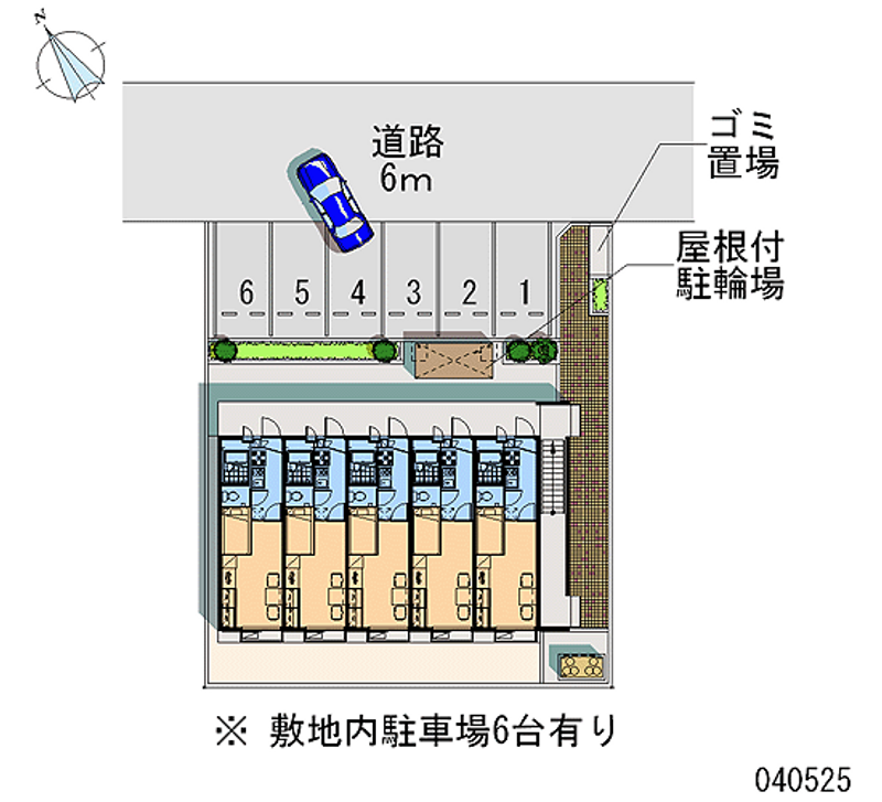 レオパレス千成 月極駐車場