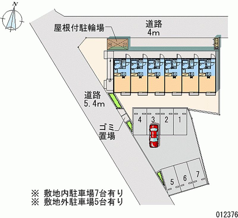 レオパレス飛翔 月極駐車場