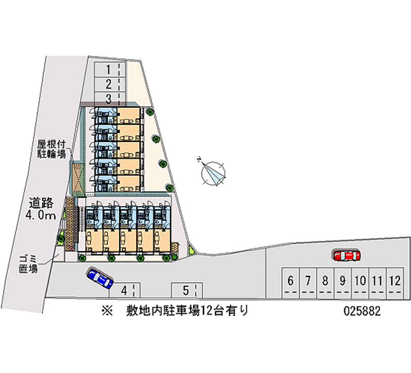 レオパレス香椎駅東 月極駐車場