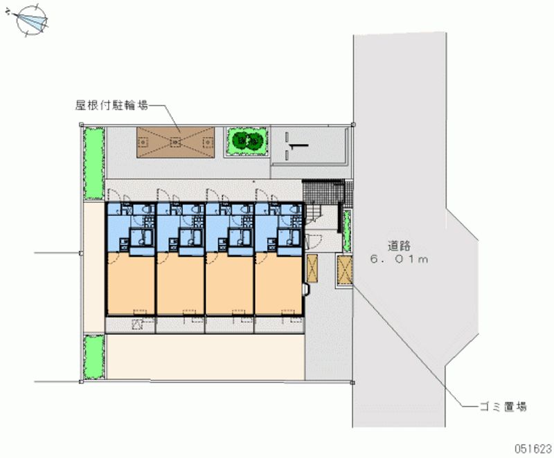 レオパレスカーサドマーニ 区画図