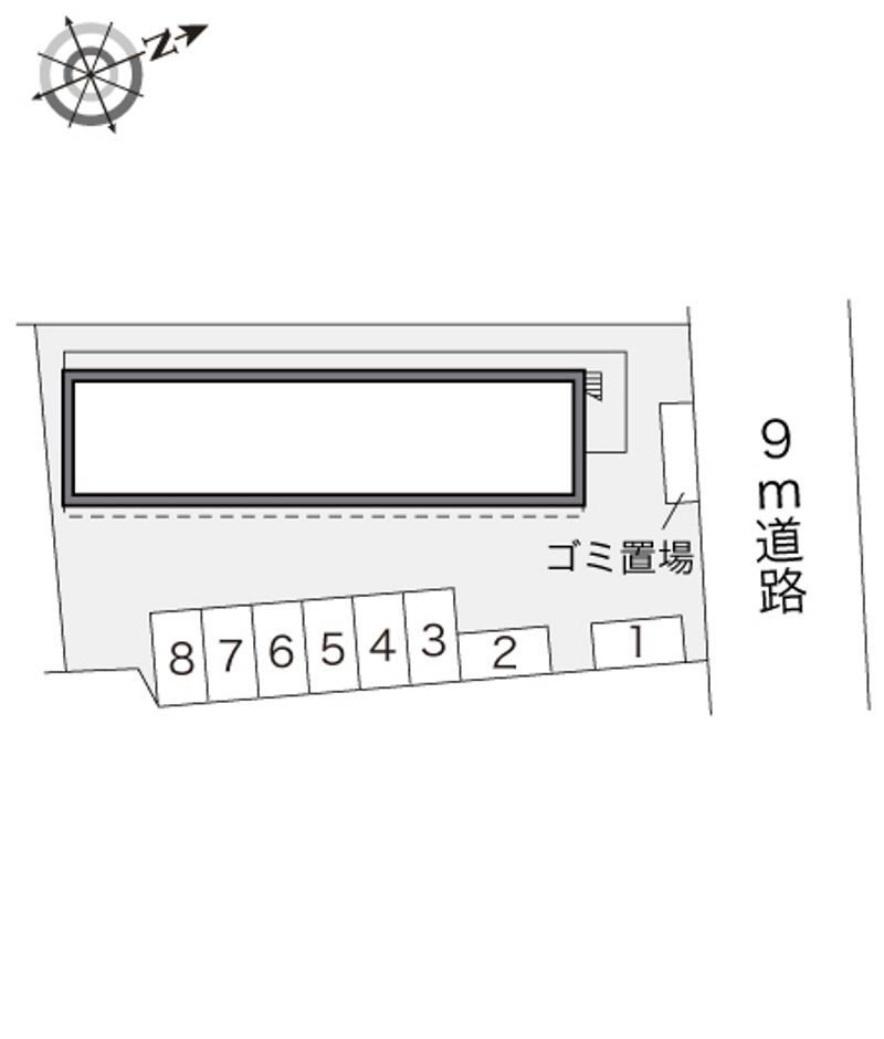 レオパレスゴールドクレスト 配置図