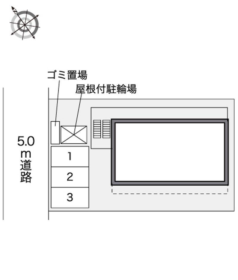 レオパレスｋｉｍａｔａⅡ 配置図