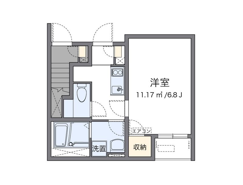 クレイノワイズ南馬込Ⅱアネックス 間取図