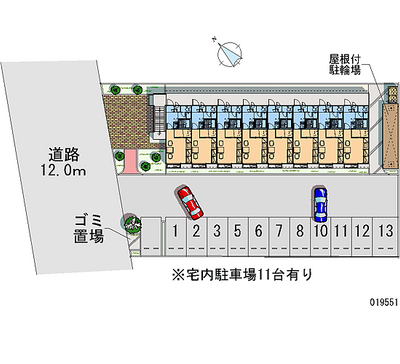 19551 Monthly parking lot