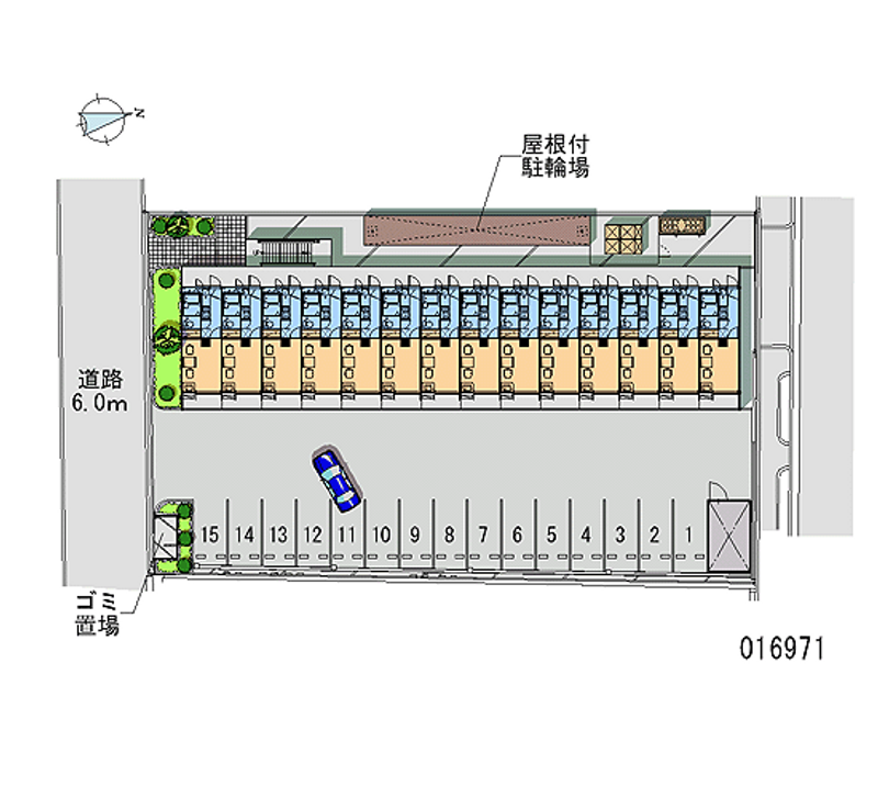 16971 Monthly parking lot