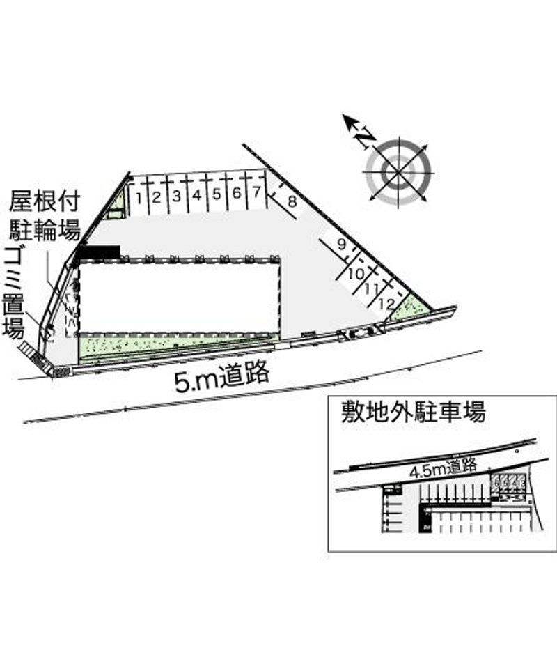 レオネクストＧｒｏｏｖｅｒⅡ 駐車場