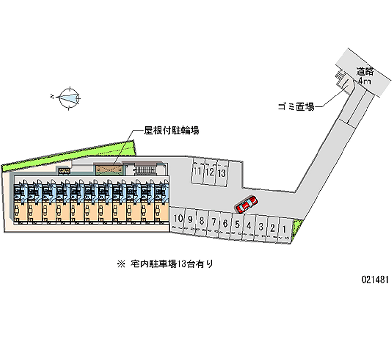 21481 bãi đậu xe hàng tháng