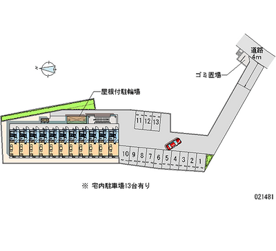 21481 Monthly parking lot