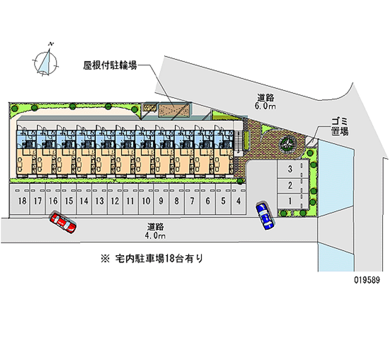 レオパレスサンサーラ 月極駐車場