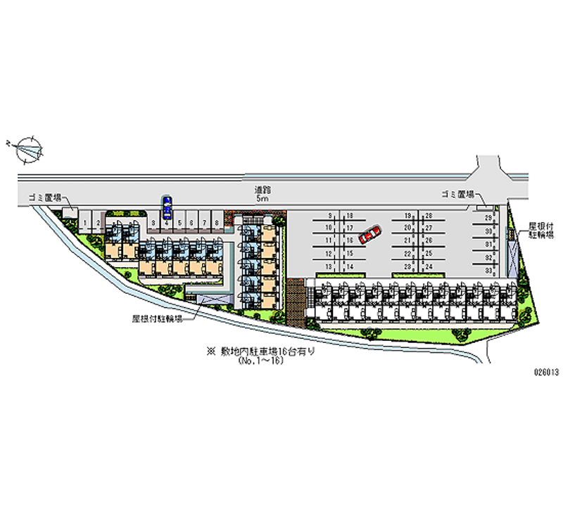 26013 bãi đậu xe hàng tháng