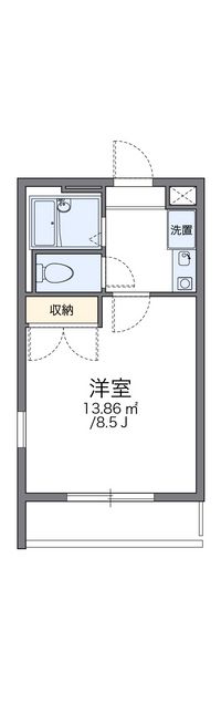 レオパレスベアーウッド 間取図