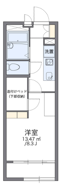 レオパレスきじの里Ｇ 間取り図