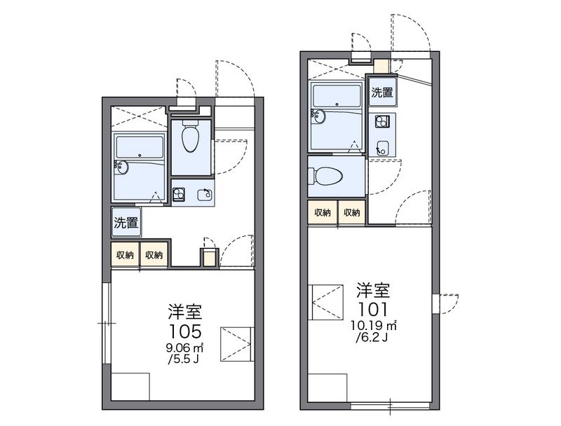 レオパレスカレンコート 間取図